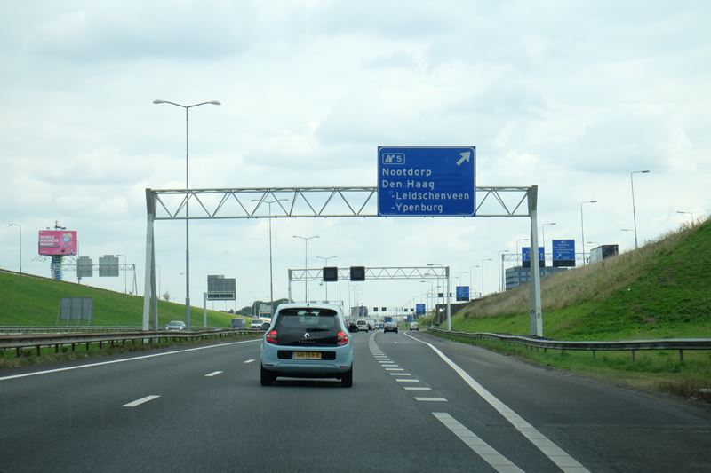 Exit five coming from Utrecht