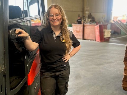 Eerste vrouwelijke kracht op de werkvloer: Lavinia zet Geelhoed in beweging